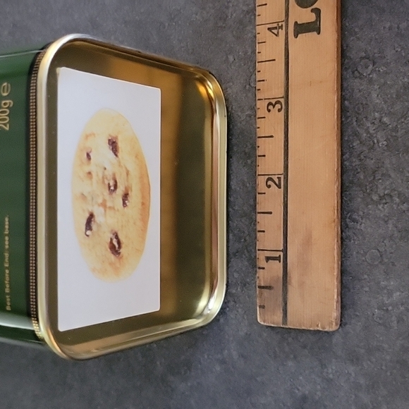 Harrods Knightbridge Butter Sultana Collectible Cookie Tin, Dark Green/Black - Picture 11 of 14